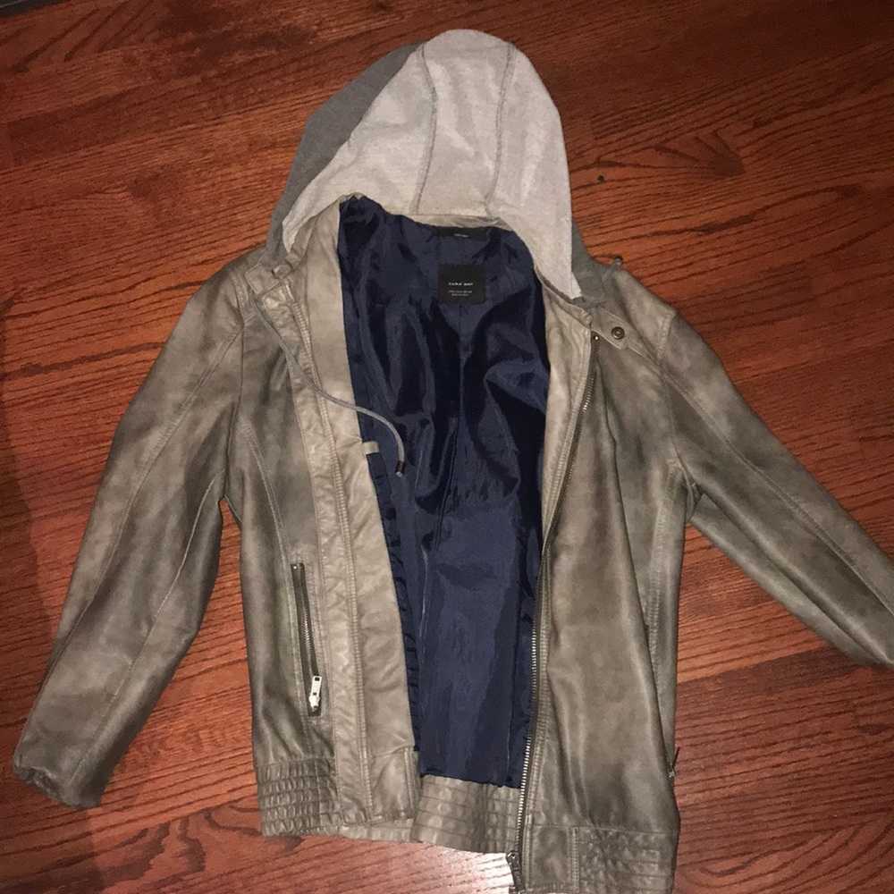 ZARA Man Leather Jacket